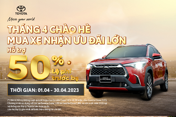 Bảng giá xe Toyota Sông Lam Nghệ An tháng 4/2023